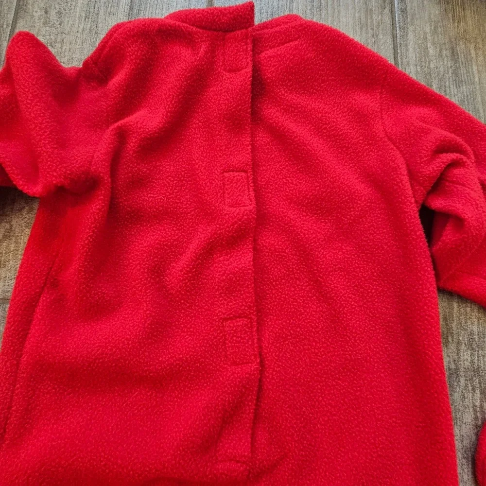 Pottery Barn Kids Costume Size 4-6 Thing 2 Dr Seuss Fleece Gloves Wig Halloween
